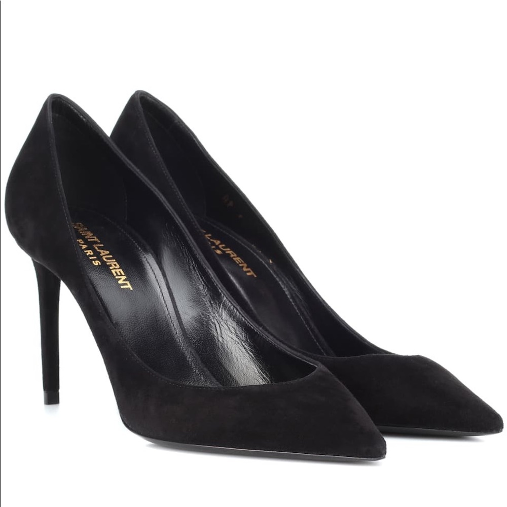 NEW Saint Laurent Zoe Anja velvet 85mm pump / heels